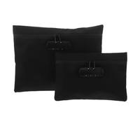 TOYANDONA 2 Pièces Oxford Pochette de Voyage, Antivol à Code, Compacte, | Usage Bureau et Déplacement, Fermeture Zippée Résistante, Compartiments Polyvalents, Format Pratique pour Papiers