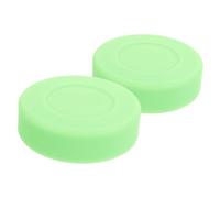 TOYANDONA 2 pièces Palet de Hockey sur Glace PVC et Léger Rondelle Entraînement Haute Densité Palet Résistant pour Hockey sur roulettes et Entraînement Extérieur