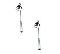 TOYANDONA 2 Pièces Pelle de désherbage déracinement Devoir Râteau Jardinage pelouse Outil de désherbage Manuel du Jardin Main Solide à Nouveau Outil de Jardin Multifonctionnel Acier
