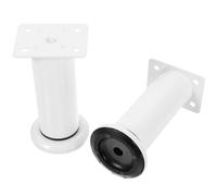 TOYANDONA 2 Pièces Pied de Support de Meuble Réglable en Acier au Carbone