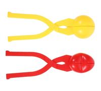 TOYANDONA 2 pièces Pince à Boule de Neige avec Poignée Lot de Moules à Sushi Formes Cœur et Ronde Clips à Boule de Riz Portables pour Garçon Fille et Adultes