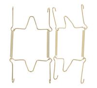 TOYANDONA 2 Pièces Présentoirs à Assiettes Crochets Muraux Invisibles de U, Supports Robustes pour Plaques, Adaptés à L'affichage Mural la Décoration Intérieure