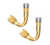 TOYANDONA 2 pièces Prolongateur Valve Pneu Cuivre Résistant Anticorrosion Extension Tige Compatible Moto Voiture Vélo Installation Facile