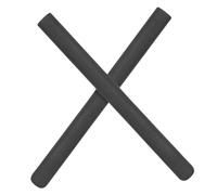 TOYANDONA 2 pièces Protège-pointe de Baguettes de Batterie Silicone Housses Durables et Silencieuses Accessoires de Pratique pour Batteurs Lot de Noires