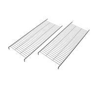 TOYANDONA 2 Pièces Rampe Métallique Noire pour Cage à Chat Intérieur Échelle Flexible en Fer, Facile à Nettoyer, Accessoire pour Animaux et Chat Âgé