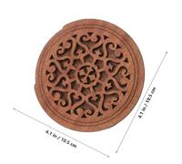 TOYANDONA 2 Pièces Réducteur de Bruit Guitare Bois Massif Cache Sonore Feedback pour Guitare Folk et Électro Lot de Design Foncé Élégant
