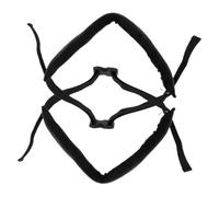 TOYANDONA 2 pièces Réglable pour Chaise Haute Garçon Fille Noir Sangle Polyvalente pour Chaise de Repas Chariot de Supermarché et Siège Garçon Fille Accessoire Pratique et Portable