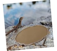 TOYANDONA 2 pièces Reptile Résine Bassin Eau et Nourriture pour Lézards Tortues et Gecko Facile à Nettoyer Accessoire Habitat Reptiles