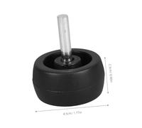 TOYANDONA 2 Pièces Roues de Remplacement pour Pied de Parasol de Jardin de roulettes Robustes pour Support de Parasol de Terrasse Extérieur Mobilité Facile et Compatible de Plage et Jardin