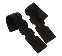 TOYANDONA 2 Pièces Ruban de Guidon de Vélo Noir en Silicone Coussinets Amortisseurs pour Absorption des Chocs, Accessoire pour Guidon de Vélo de Route et Gravel