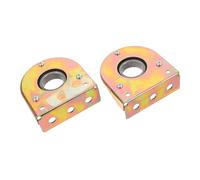 TOYANDONA 2 Pièces Siège de roulement de poulie à Effet de Accessoires de Support d'arbre Bloc de roulement de logement de l'arbre des Ventilateurs Ventilation Doré