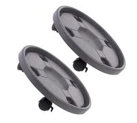 TOYANDONA 2 pièces Support de Plantes Mobile avec Roues Chariot de Pot de Fleurs Renforcé avec Roues Pivotantes Plastique Durable pour Intérieur et Bureau