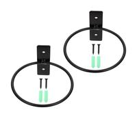 TOYANDONA 2 Pièces Support Mural Métal pour Plantes Suspendues Anneaux Porte-Pots Décoratifs pour Intérieur et Extérieur Support Mural pour Jardinières Fixation Facile pour Balcon et Maison