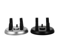 TOYANDONA 2 Pièces Support Rotatif pour Téléphone Portable et Tablette en Voiture Port de Charge, Matériau PC et Silicone, Design Spécial Adapté au Tableau de Bord de Camion