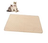 TOYANDONA 2 pièces Tapis de Toilette pour Chiens et Anti-Fuite et Antidérapant Tapis Éducateur Réutilisable et Lavable pour Chiots Lot de Marron