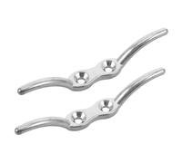 TOYANDONA 2 pièces Taquets Corde Bateau Acier Inoxydable Petits Résistants et Multifonctions Fixation Sécurisée pour Yacht Installation Facile sans Outils Accessoires Amarrage Polyvalents