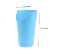 TOYANDONA 2 pièces Tasse de Soins Inclinée pour Personnes Âgées Tasse Hydratation Ergonomique pour Patients Alités Adulte pour Dysphagie Bleu