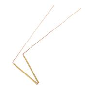 TOYANDONA 2 pièces Tiges de Radiesthésie Cuivre Pur pour Détection Eau Métaux et Objets Enfouis Outil Polyvalent Portable pour Exploration et Recherche Spirituelle