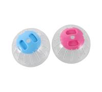 TOYANDONA 2 Pièces Transparentes pour Hamsters Lot de Jouets Interactifs pour Petits Animaux Design Silencieux et Espace Généré pour Activités Nocturnes
