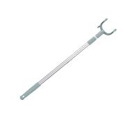 TOYANDONA 2 pièces Tringle à Vêtements Télescopique Aluminium Léger et Réglable Perche Extensible Robuste pour Séchage Intérieur et Extérieur