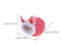 TOYANDONA 2 Pièces Warm Hamster Bed Soft Cotton Insulated Nest for Small Pets Hedgehogs Hamsters Portable Winter Ready Animal House