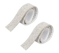 TOYANDONA 2 rouleaux de ruban adhésif pour joint de poêle à bois - Joint de remplacement en vermiculite - Matériau d'étanchéité ignifuge et résistant à la chaleur pour poêle à bois