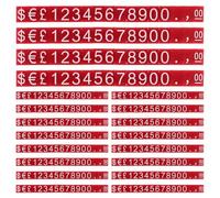 TOYANDONA 20 cubes de prix en bande, cubes marqueurs de prix pour | Étiquettes de prix réglables, cubes d'affichage pour l'étiquetage des prix des comptoirs de bijouterie et de vente