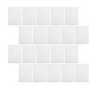 TOYANDONA 20 Feuilles Papier à Écrire en Braille pour Communication Claire pour Personnes Aveugles Blanc Papier Épaissi pour Activités Créatives et Exercices D'apprentissage