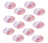 TOYANDONA 20 Pièces Chapeau De Paille De Poupée Rose Faire La Fête Tissé Tissu Tout Petit Mini Chapeaux De Paille pour L'artisanat Chapeau De Maison De Poupée Accessoire Photo Tisser Papier