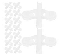 TOYANDONA 20 Pièces Clips de Séparation Aquarium Supports de Fixation par Ventouse pour Cloisons Verre Pinces pour Tuyaux Eau Installation Facile pour Diviseur et Isolement Bassin Aquatique