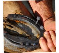 TOYANDONA 20 Pièces Clous de à Cheval Résistants pour Protection et Entretien Du Sabot Accessoires Équestres Compatibles avec Divers Types de Ferrures Fixation Sécurisée