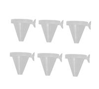 TOYANDONA 20 pièces Cônes Distributeurs de Nourriture pour Aquarium avec Ventouse Entonnoirs pour Nourriture Vivante Accessoires pour Alimentation Poissons et Crevettes Couleur Aléatoire