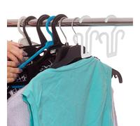 TOYANDONA 20 pièces Crochets Plastique pour Chaussures Suspendues Organisateur Mural Gain de Place pour Sandales et Chaussures Décontractées Rangement Pratique sans Outils Résistant et