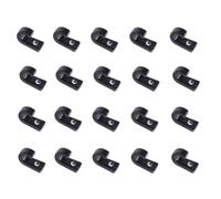 TOYANDONA 20 pièces Crochets Plastique pour Kayak Canoë Barque Accessoires Arrimage Rigide pour Matériel Bungee et Résistant Adaptés Aux Bateaux et Rames