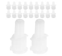 TOYANDONA 20 Pièces Déflecteur D'air Conditionné en Plastique Blanc Fixation Sécurisée pour Maison et Intérieur, Accessoire pour Orienter le Flux D'air
