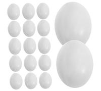 TOYANDONA 20 Pièces Faux de Pigeon œuf de Pigeon œuf factice pour élevage de Pigeon nid de Pigeon de Simulation Artificiel de Pigeon d'oiseau en Plastique Blanche
