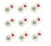 TOYANDONA 20 Pièces Manteaux de Lanterne à Double Tête Couvre-Lampes à Kérosène et Gaz Maille Fine Rayonne Éclairage Camping Extérieur Polyvalent
