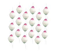 TOYANDONA 20 Pièces Manteaux de Lanterne Double Tête Résistants Au Vent pour Camping Couvre-Flammes Maille de Rayonne Remplacement pour Lampes à Gaz et Kérosène Éclairage Extérieur Large