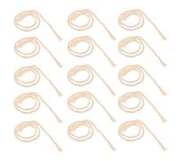 TOYANDONA 20 Pièces Mèche pour Feu Pétrole en Coton Khaki Solide et Combustion Propre pour Lampe de Camping et Accessoires D'éclairage Extérieur en Plein Air