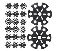TOYANDONA 20 Pièces Paniers Neige Larges pour Bâtons de Randonnée Protections Robustes Antidérapantes Embouts Trekking Résistants à Usure Accessoires Indispensables pour Marche Hiver et Ski