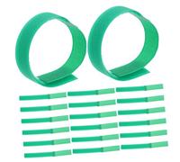 TOYANDONA 20 Pièces Pet Footwear Straps Vert Sangles Ajustables Dérapantes pour Bottines de Chien et Chat Protection Pluie et Boue Maintien Sécurisé et Confortable des