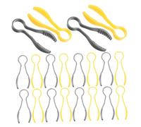 TOYANDONA 20 pièces Pinces Plastique Éducatif pour Garçon Fille Apprentissage Motricité Fine Outil Dexploration Scientifique Sécurisé et pour École et Extérieur