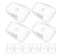 TOYANDONA 20 Pièces Protection PVC pour Égouttoir de Cuisine Support Antidérapant et Prévention des Gouttes pour Panier de Vidange Accessoires Durables pour Grille et Bonde Évier