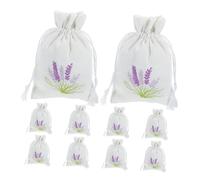 TOYANDONA 20 pièces Sachets Vides à Cordon Coton Sacs Rechargeables pour Lavande Épices Bijoux Décorations Mariage et Maison