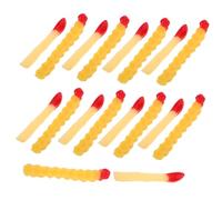 TOYANDONA 20 Pièces Simulated Artificial French Fries Play Food Toy for Pretend Play Realistic Fast Food Model for Restaurant Display Photography Prop
