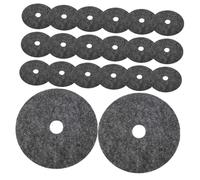 TOYANDONA 20 Pièces Tapis De Paillis Rond pour Racines D'arbres Barrière Anti-envahissants Non Tissé Contrôle De L'humidité Couverture pour Aménagement Paysager De Jardin
