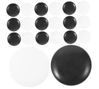 TOYANDONA 200 Pièces Pierres De Go 1.40 cm Noir Et Blanc Pièce De Jeu Compacte en Résine pour Clubs Débutants Et Remplacement dans Les Jeux De Société