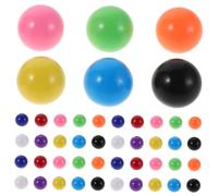 TOYANDONA 200 Pièces Solid Colored Marbles for Math Education Board Games Counting Sorting Small Balls Compatible with Marble Run and Chinese Checkers
