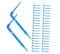 TOYANDONA 200Pièces Piquets Irrigation à Émetteur Inclinable pour Kit Arrosage Design Adaptable Couleur