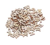 TOYANDONA 208 Pièces Lettres Alphabet en Bois Décoratives pour Garçon et | Surface Lisse, à Peindre ou Teindre, pour Décor et Art, Mariages, Fêtes, Jeux D’orthographe